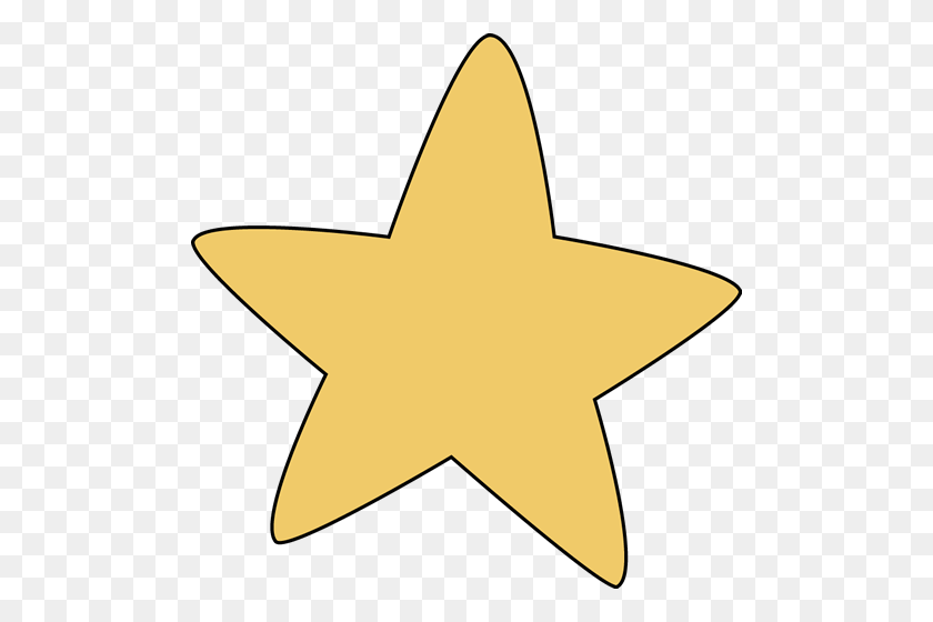 496x500 Желтые Закругленные Звезды Картинки - Желтые Звезды Клипарт