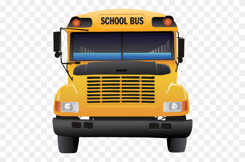480x495 Yellow School Bus Png - Bus PNG