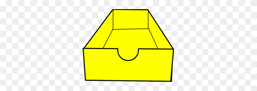 299x237 Yellow Shoe Box Clip Art - Box Clipart PNG