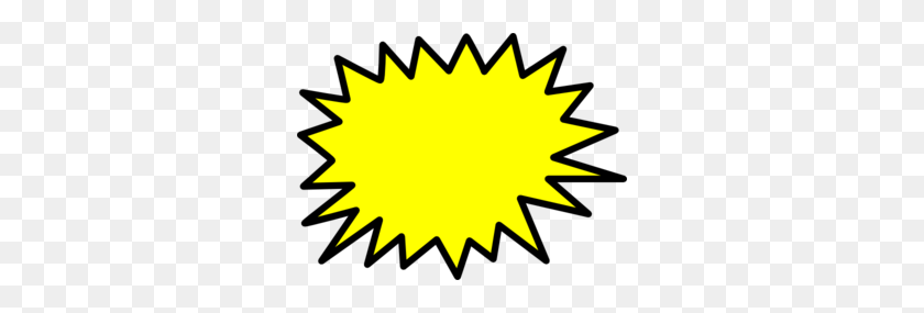 300x225 Yellow Star Burst Clip Art - Yellow Star Clipart