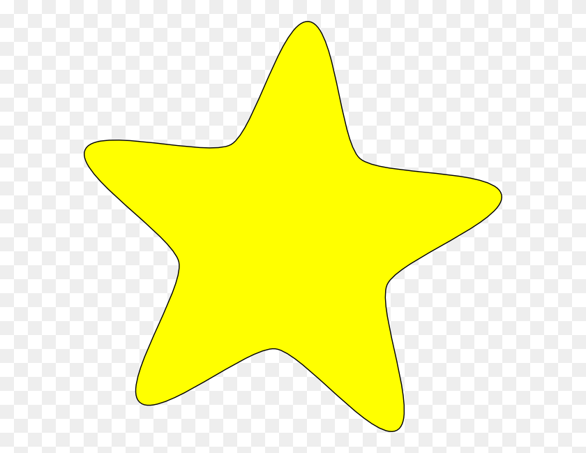 600x589 Желтые Звезды Картинки - Желтые Звезды Клипарт