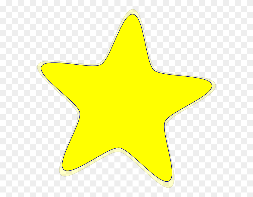 594x595 Желтая Звезда Картинки - Разрушитель Клипарт