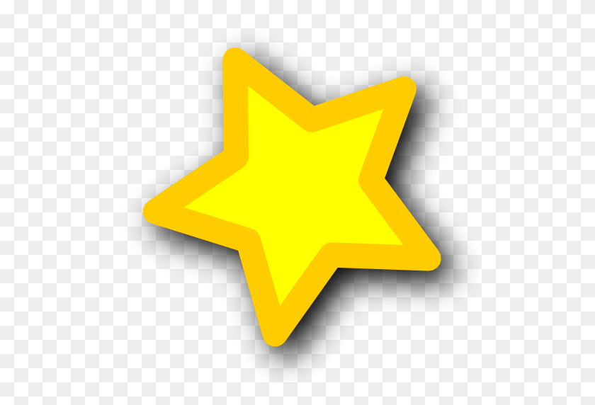 512x512 Значок Желтая Звезда - Желтая Звезда Png