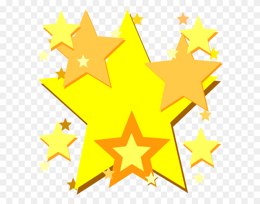 600x600 Yellow Star Yellow Stars Clip Art - Perseverance Clipart