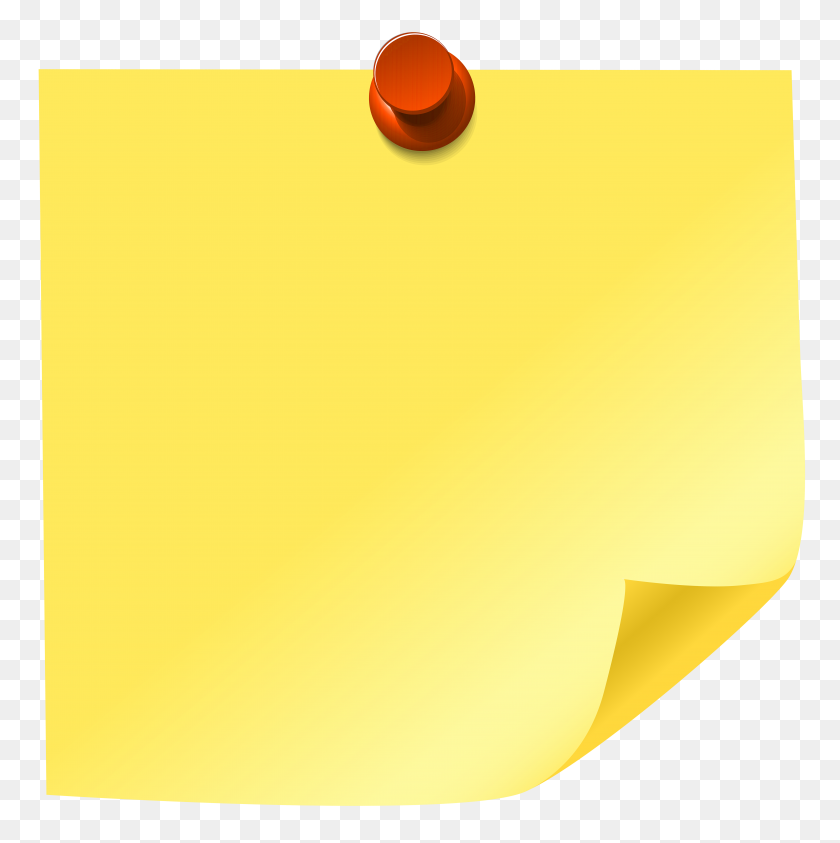 5973x6000 Nota Adhesiva Amarilla Png Clipart - Círculo Naranja Png