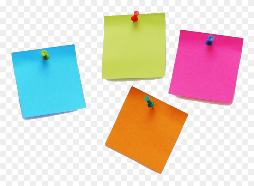 900x642 Yellow Sticky Notes Png Image - Post It PNG