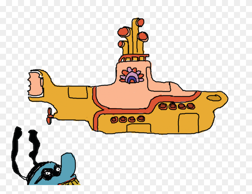 1028x777 Желтая Подводная Лодка - Желтая Подводная Лодка Клипарт