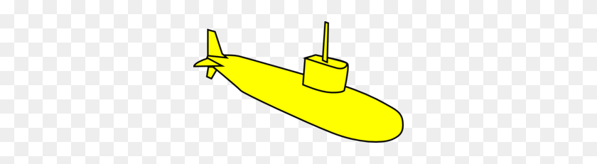 296x171 Submarino Amarillo Clipart - Submarine Clipart
