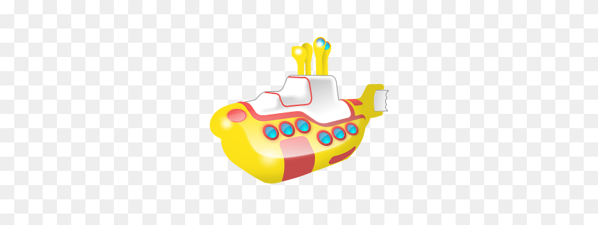 256x256 Скачать Бесплатные Иконки Желтая Подводная Лодка - Желтая Подводная Лодка Клипарт