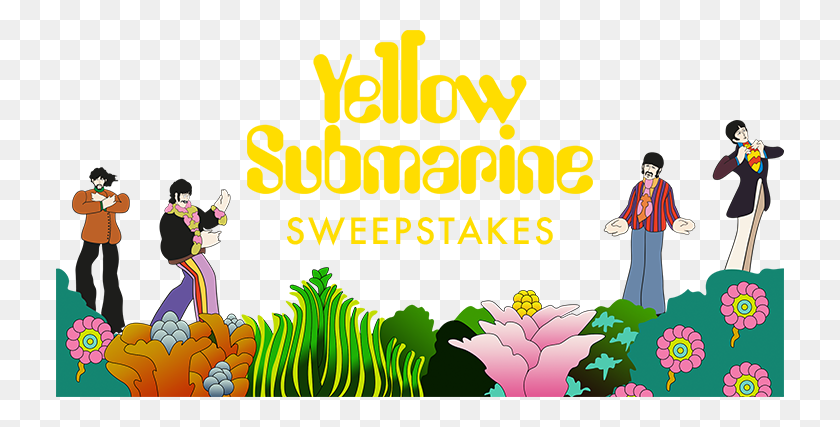 728x367 Yellow Submarine Sweepstakes The Beatles - Yellow Submarine Clipart