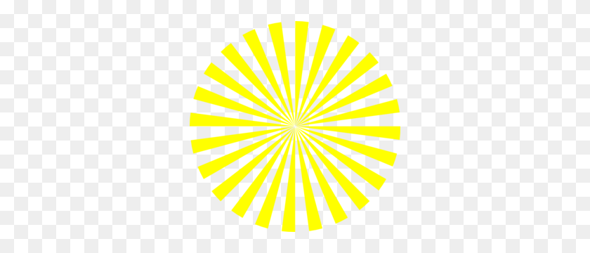 300x300 Yellow Sunburst Clip Art - Sunburst Clipart