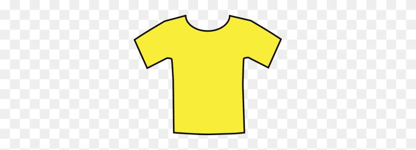299x243 Yellow T Shirt Clip Art - Clipart For T Shirts