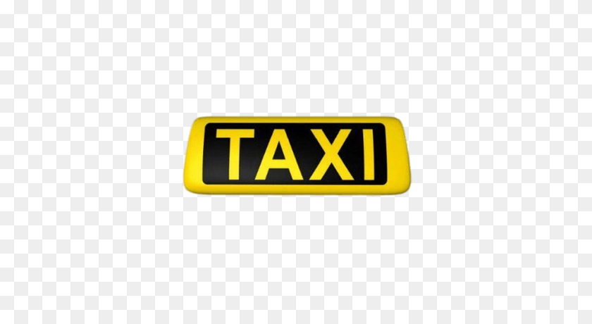 400x400 Yellow Taxi Sign Transparent Png - Taxi PNG