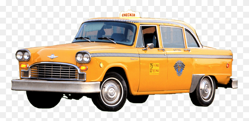 1092x490 Yellow Taxi Transparent Png - Taxi PNG