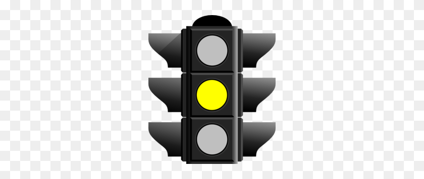 252x296 Yellow Traffic Light Clip Art - Yellow Light Clipart
