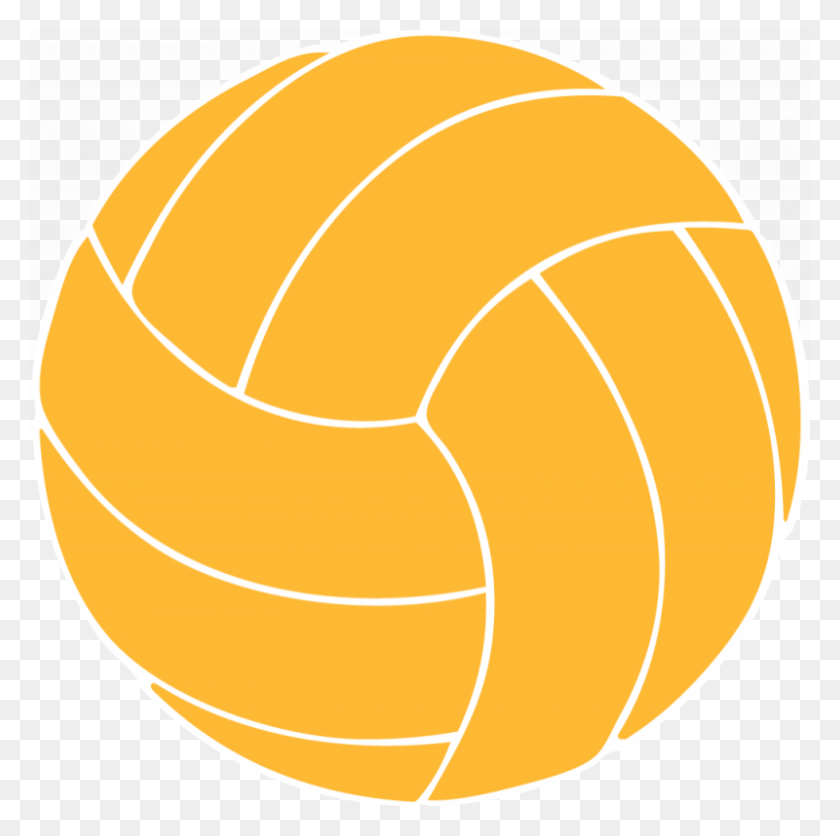 800x796 Yellow Volleyball Clipart Collection - Volley Clipart