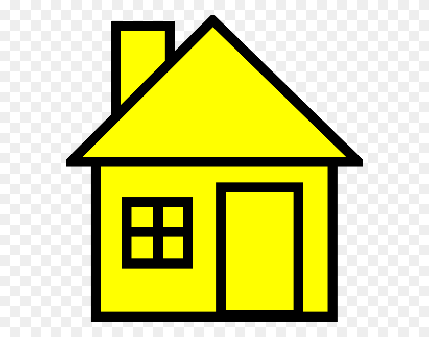 582x600 Yellowhouse Clip Art - Home Construction Clipart