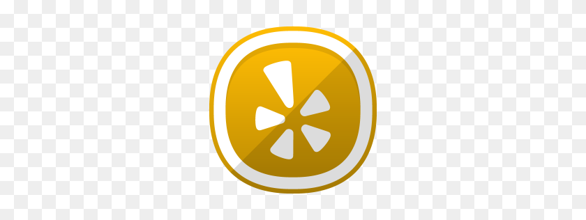 256x256 Yelp Icon Free Cute Shaded Social Iconset Designbolts - Yelp Icon PNG