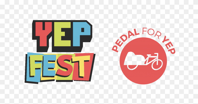 3537x1741 Yep Fest Featuring Pedal For Yep Yepfest - Gofundme Logo PNG