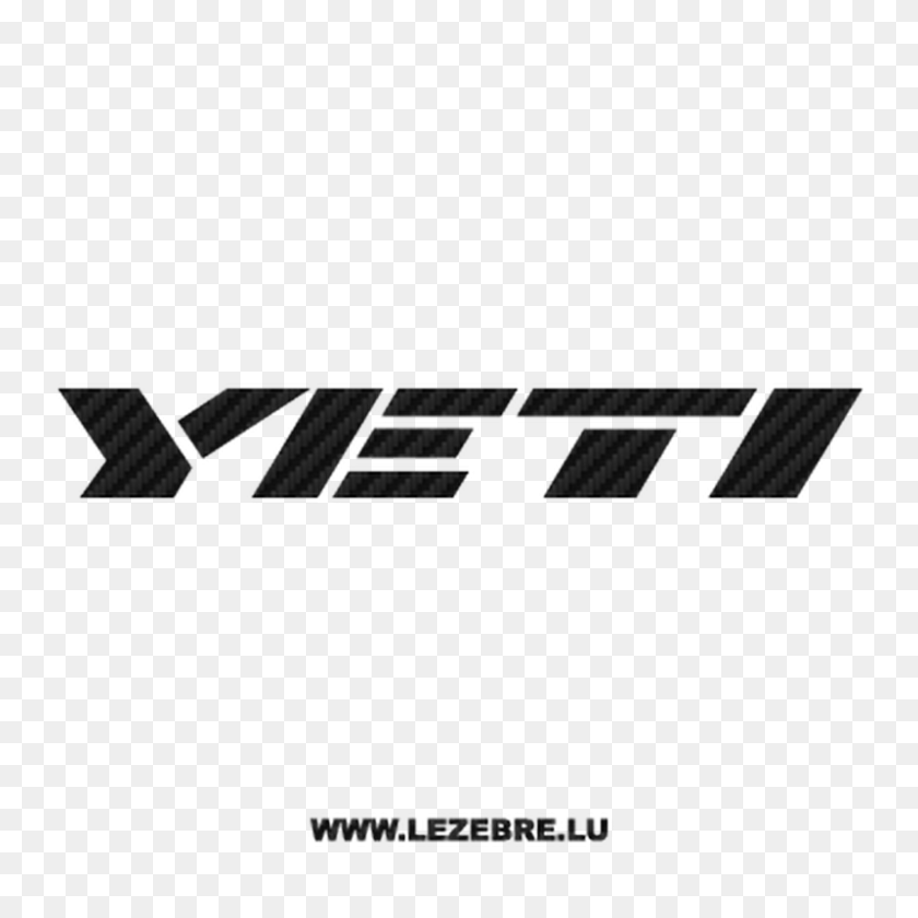 800x800 Yeti Logo Carbon Decal - Yeti Logo PNG
