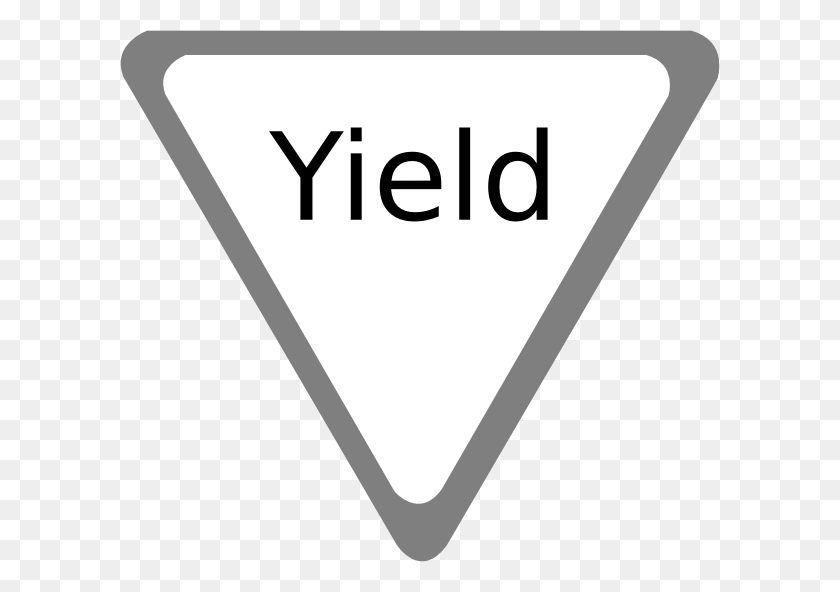 600x532 Yield Clip Art - Yield Sign Clip Art