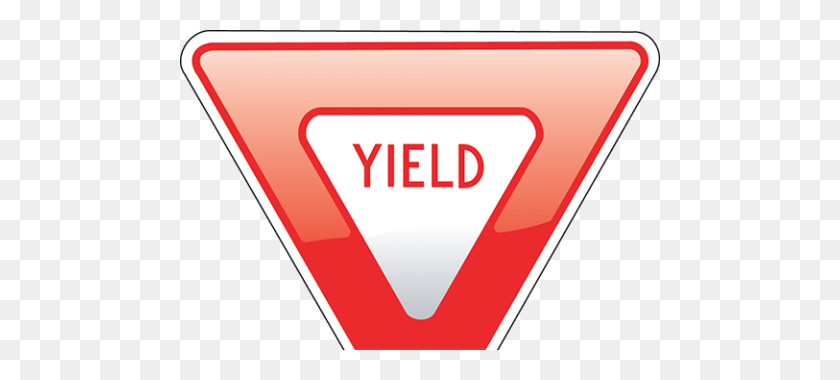 480x320 Yield Ui Advise - Yield Sign PNG
