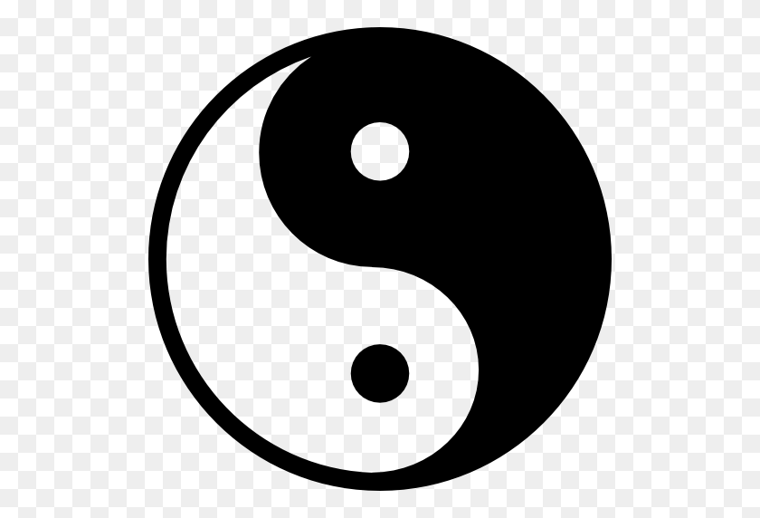 512x512 Yin Yang Symbol Variant - Yin And Yang PNG