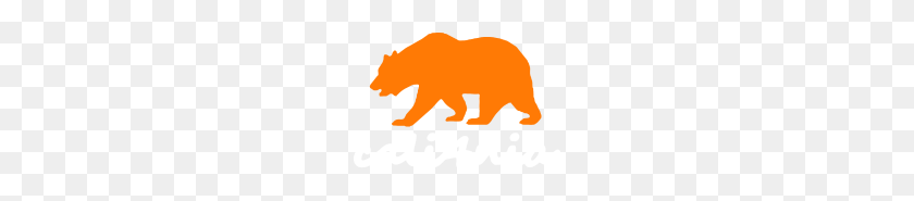 190x125 Пользовательская Одежда Ymize Калифорнийский Оранжевый Медведь - Калифорнийский Медведь Png