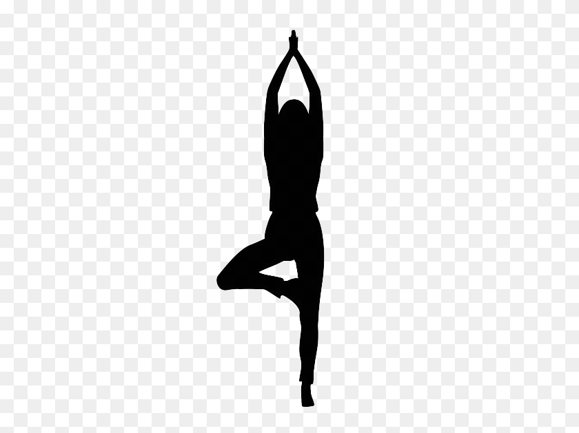 237x569 Yoga Clipart Postura De Árbol - Yoga Clipart