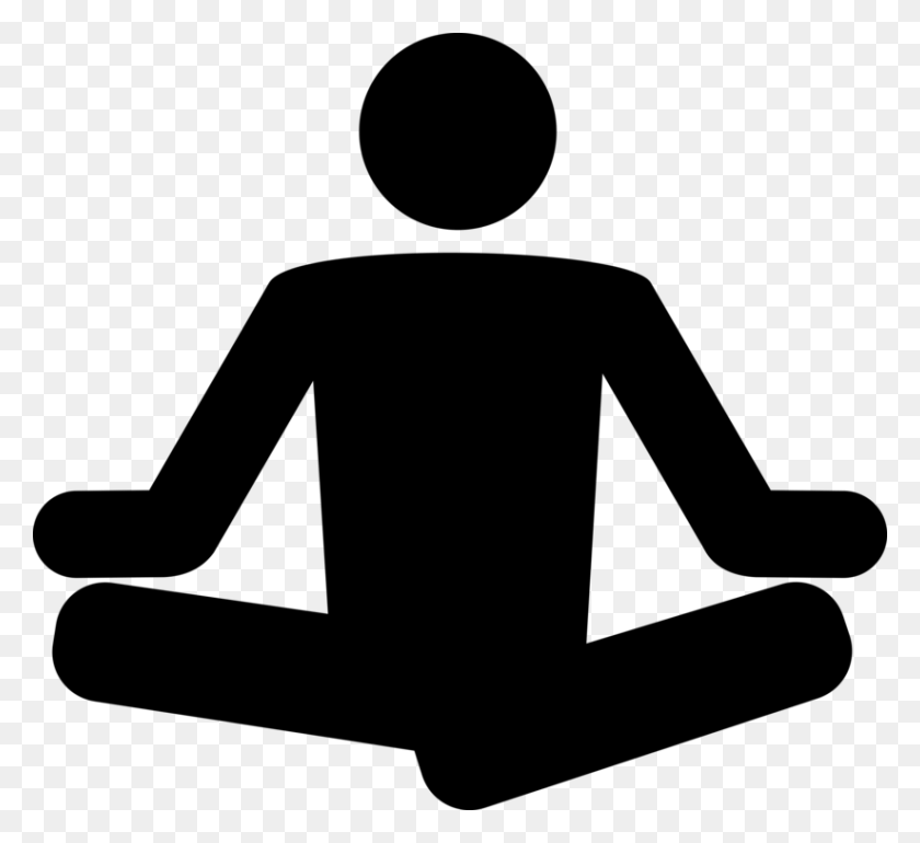 823x750 Yoga Computer Icons Exercise Vriksasana Meditation - Meditate Clipart