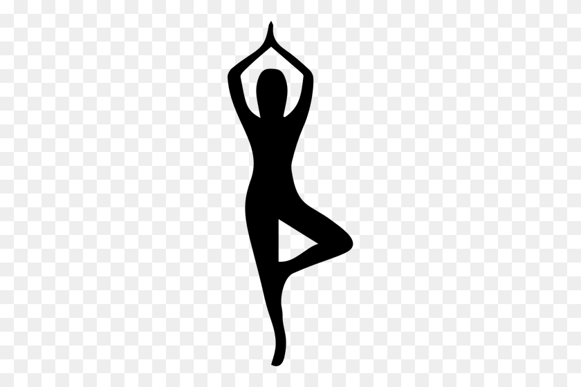 182x500 Yoga Poses Clipart - Posture Clipart