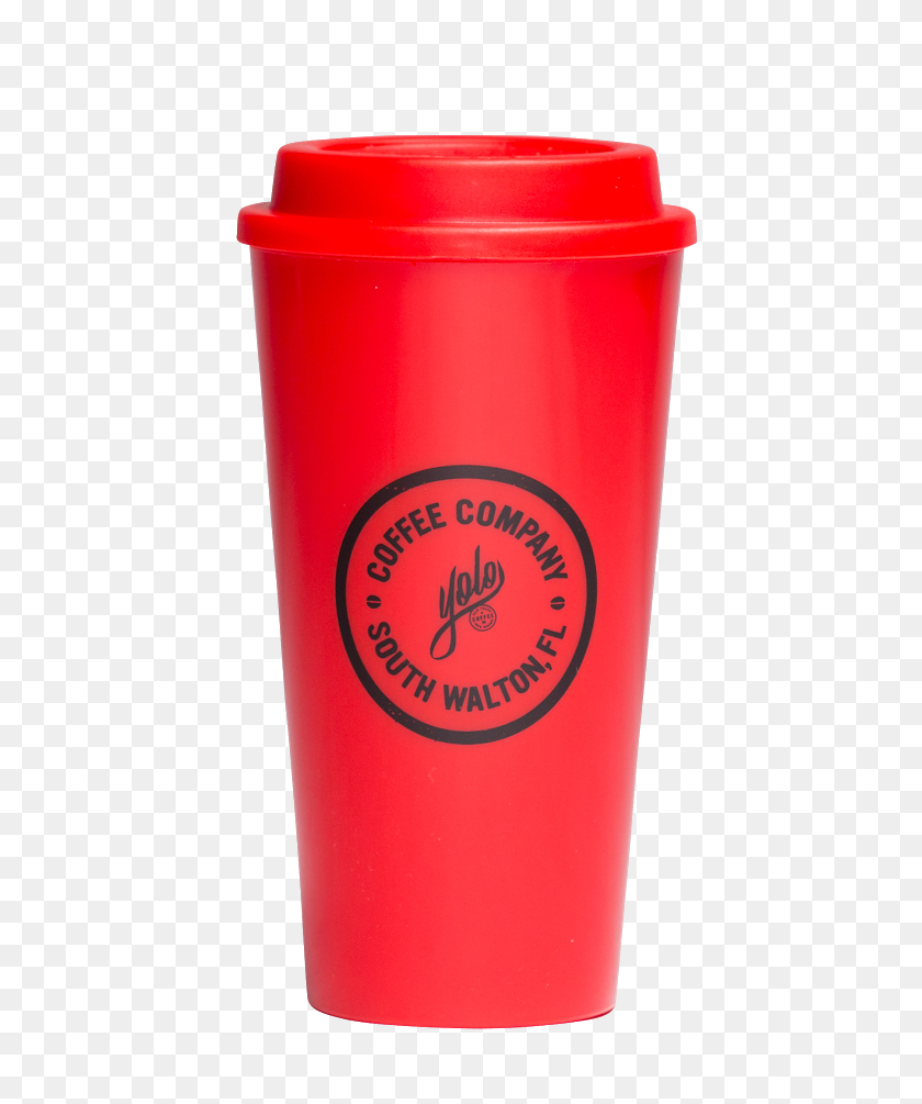 748x945 Yolo Coffee Co Многоразовые Путешествия Кофейная Чашка Красный - Красная Чашка Png