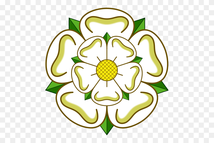 485x500 Yorkshire Rose - Rosa Vector Png
