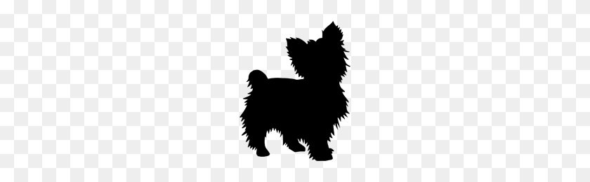 200x200 Yorkshire Terrier Silhouette Gifts Steadfast Friends - Yorkie Clipart