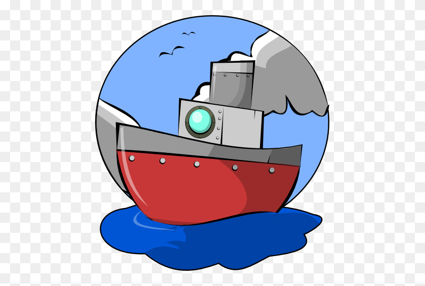 463x505 You Can Use This Ship Clip Art - Man Fishing Clipart