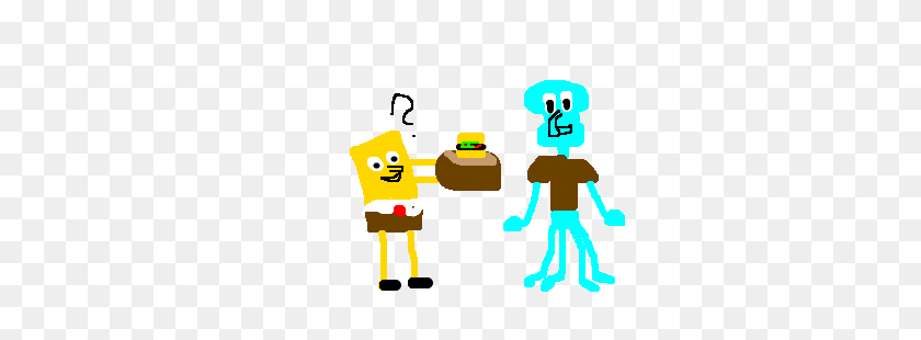 300x250 You Like Krabby Patties Don't You Squidward - Squidward PNG