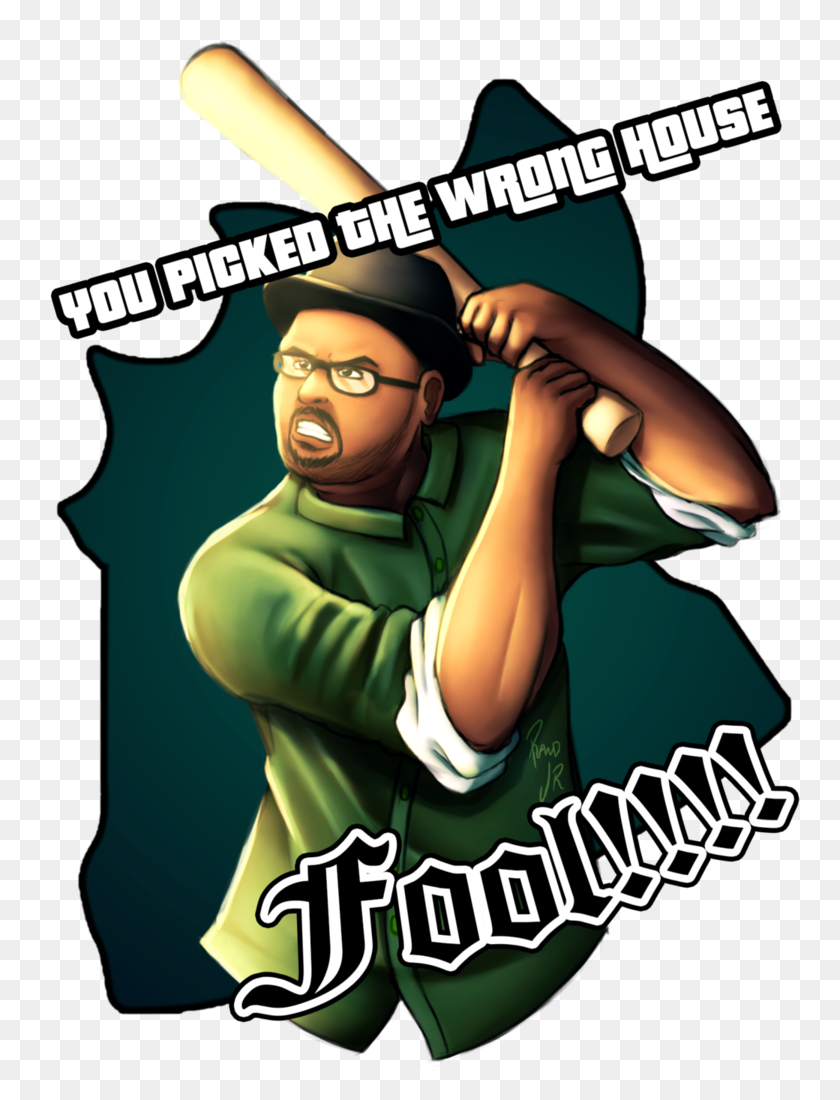 768x1040 You Picked The Wrong House Fool - Big Smoke PNG