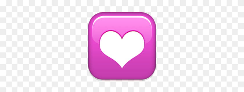 256x256 Вы Искали Смайлики Для Сердец - Смайлики С Пурпурным Сердцем В Формате Png