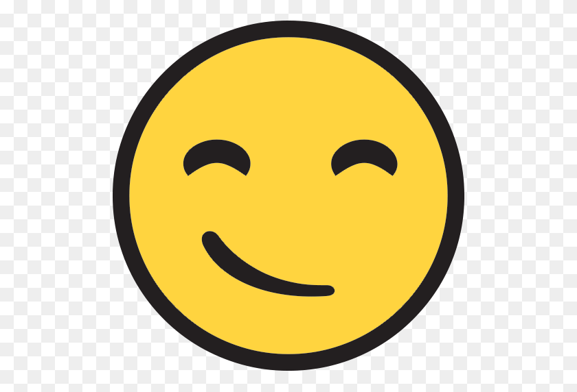 512x512 Usted Buscó Sarcástico Emoji - Smirk Emoji Png