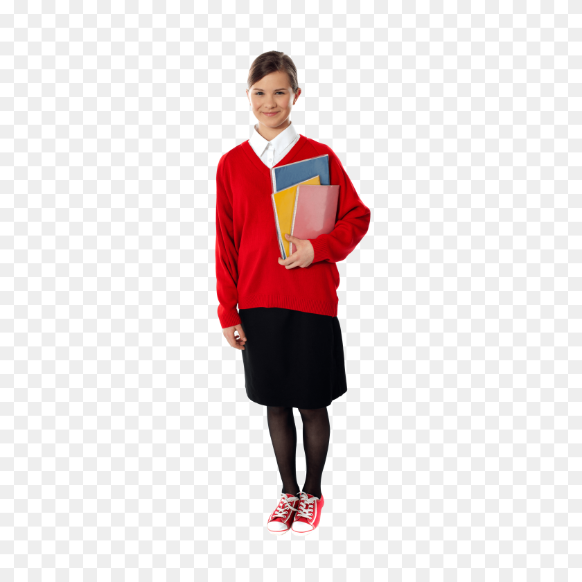 480x780 Young Girl Png Transparent Images - Student PNG