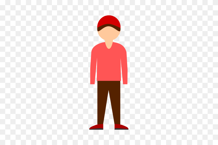 353x500 Young Person - Young Man Clipart