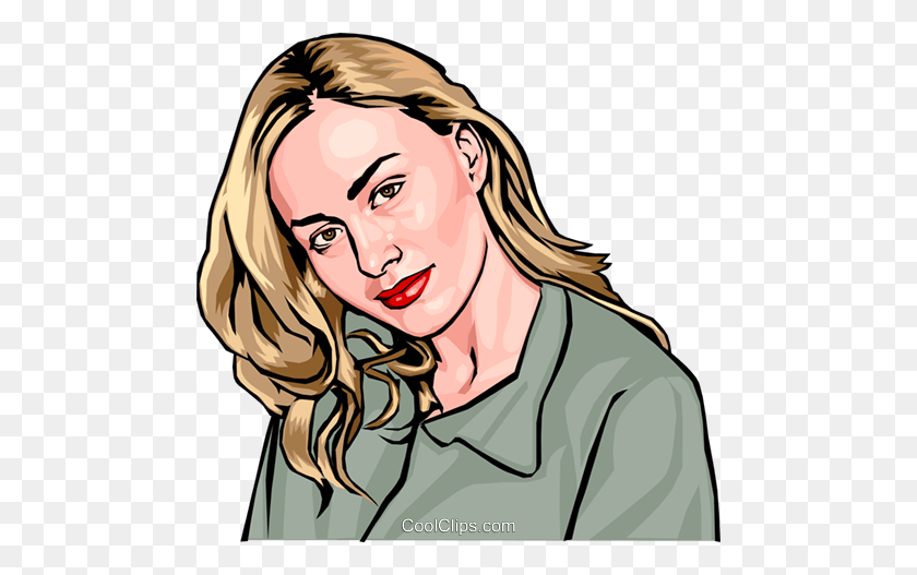 480x467 Young Woman - Young Adult Clipart