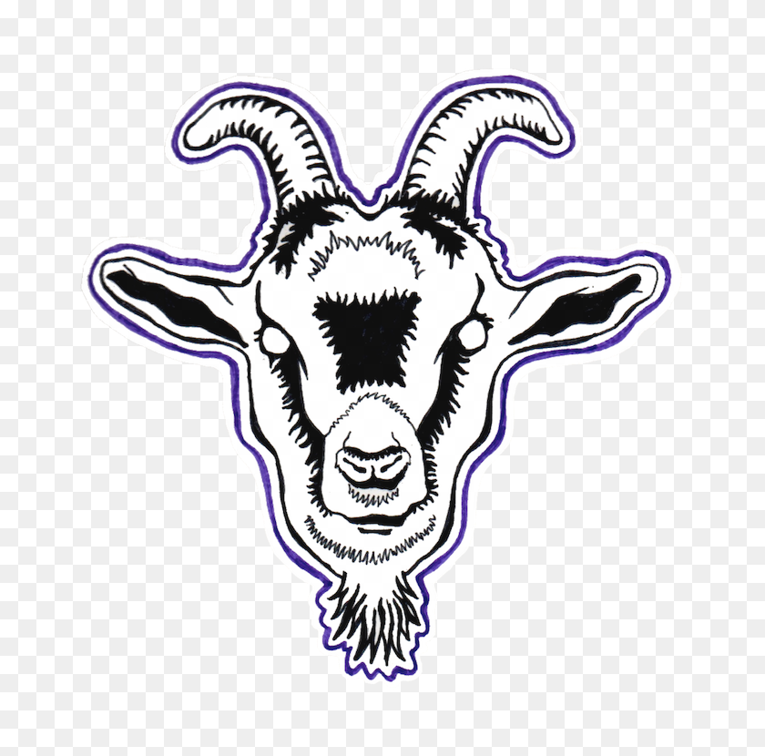 720x770 Молодежь Posse Goat Lume - Голова Козы Png