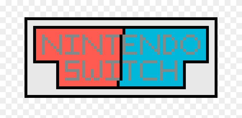 750x350 Banner De Youtube De Nintendo Switch Pixel Art Maker - Banner De Youtube Png