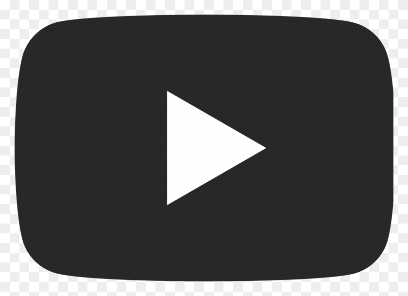 2000x1408 Icono Oscuro De Youtube - Logotipo Blanco De Youtube Png