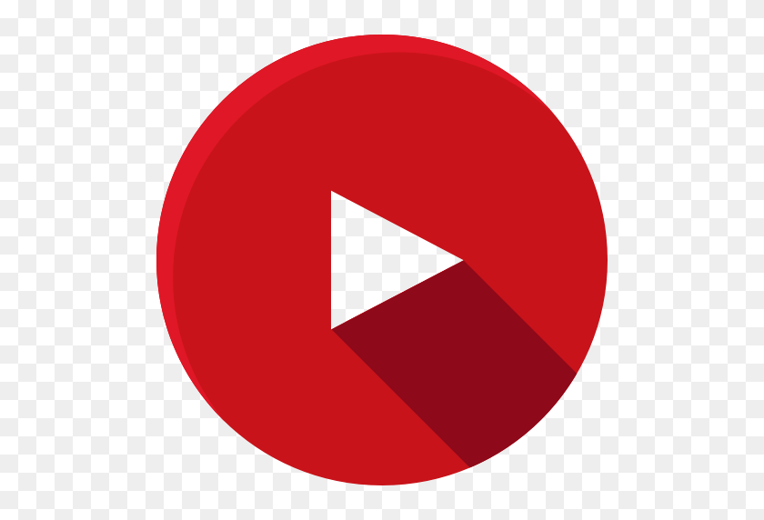 512x512 Youtube Flat Icon - Youtube Symbol PNG