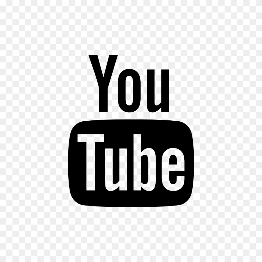 4096x4096 Youtube Icon - Youtube White PNG