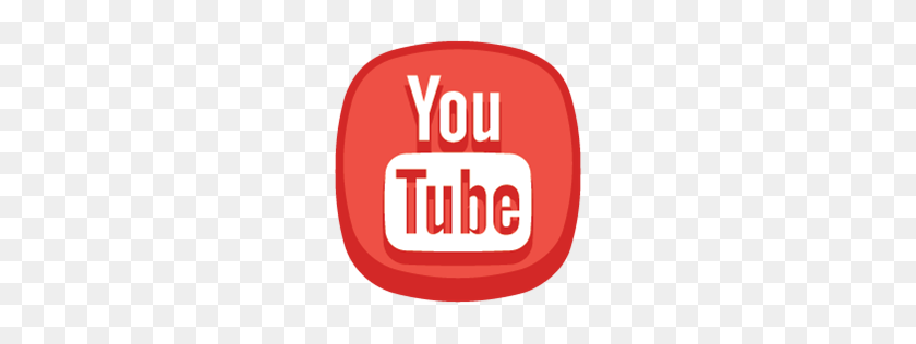 256x256 Значок Youtube Симпатичные Набор Иконок Социальных Сетей Designbolts - Значок Youtube Png
