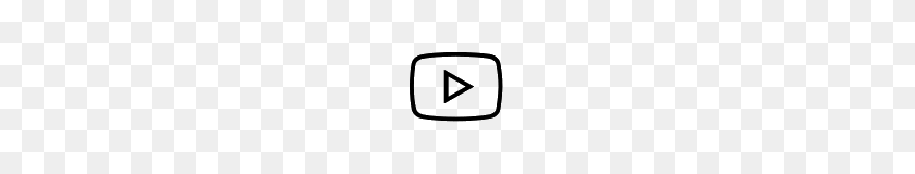 100x100 Иконки Youtube - Логотип Youtube Png Белый