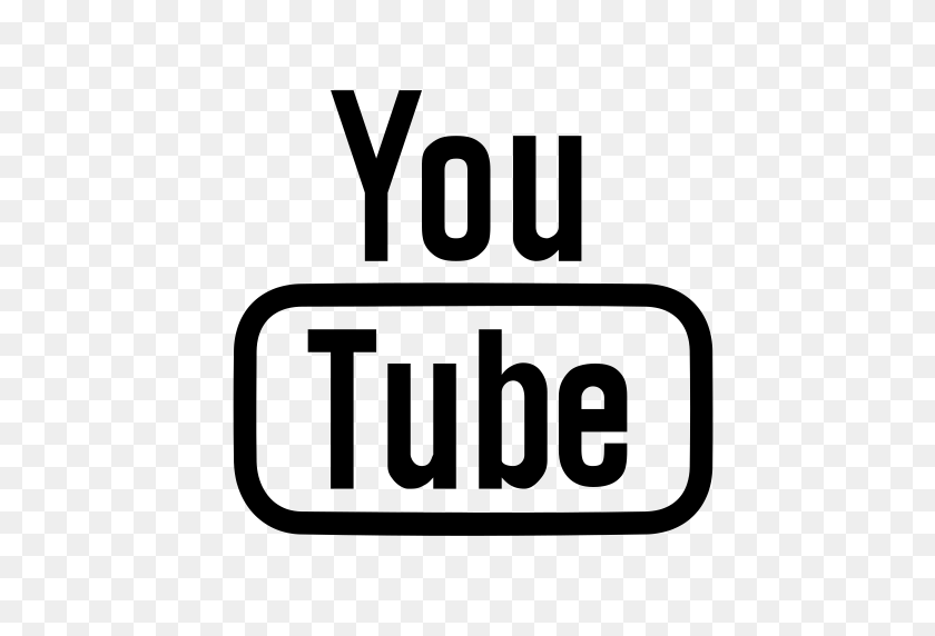 512x512 Iconos De Youtube - Logotipo Blanco De Youtube Png